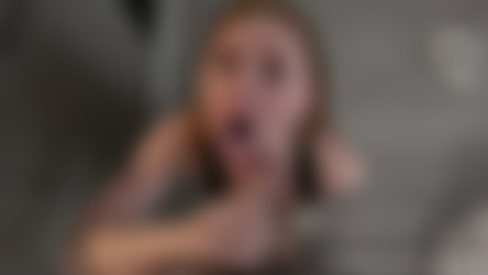Miss MeowCat/Red-haired roommate happily took cum on her face.mp4